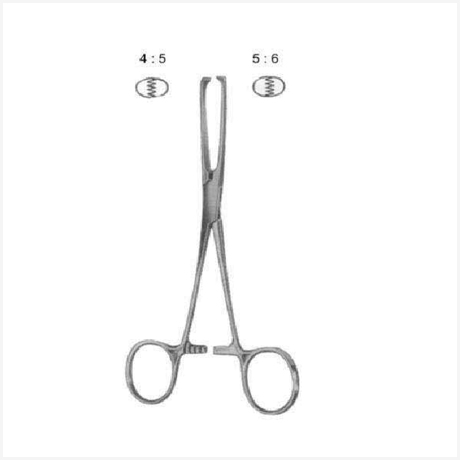 Allis Tissue Seizing Forceps BJ 4:5 15cm