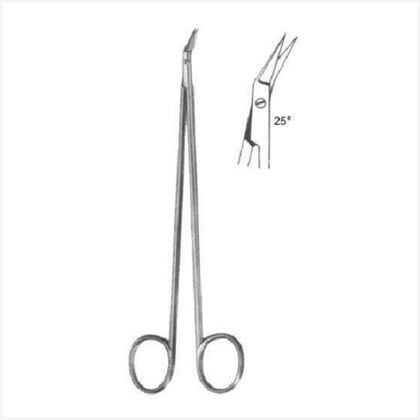 Baby-Hegemann Vascular Scissors 25
