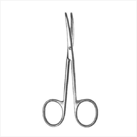 Baby-Lexer Knapp Fine Scissors Curved