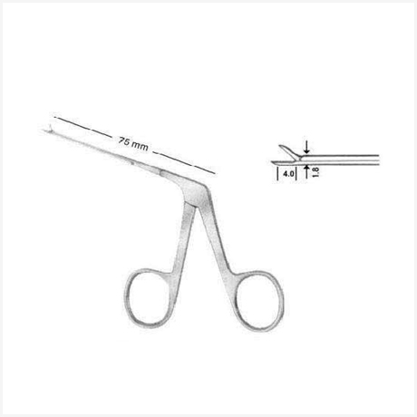 Bellicci Micro Scissors 0.8mm 8cm Straight