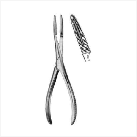 Bone Holding Forceps Curved On Flat 20cm
