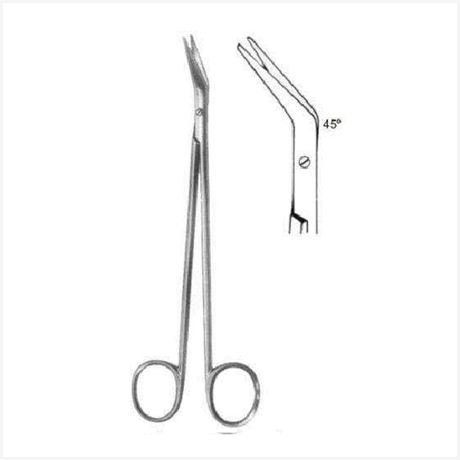 De Bakey Vascular Scissors 45