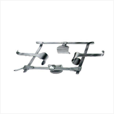 Franz Abdominal Rectractors Complete with 4 Valves