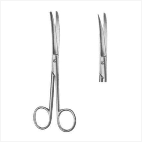 Grazil Operating Scissors Straight Curved Sh/BI