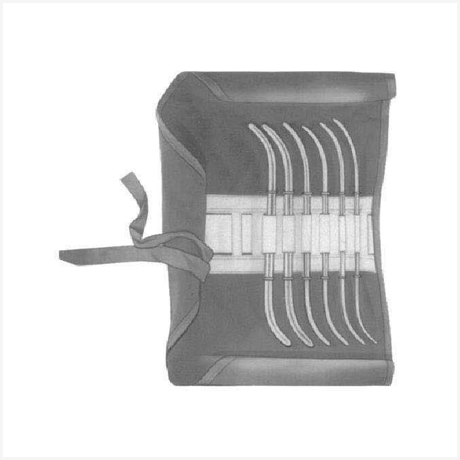 Hank Uterine Dilator Set/6 With Pouch