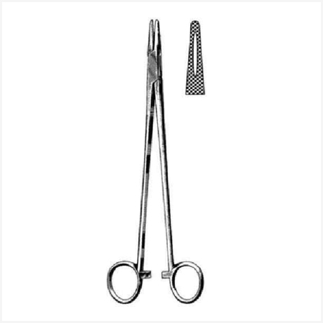 Hegar Needle Holder grooved