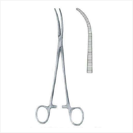 Kelly Hemostatic Forceps BJ Curved 19cm