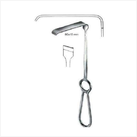 Kirsch Retractors for Maxillofacial Surgery 60x10mm