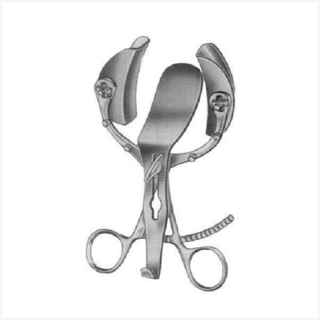 Legueu Bladder Retractors Complete With Lateral an