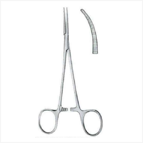 Leriche Hemostatic Forceps Curved 15cm