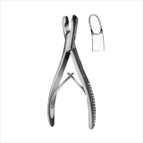 Luer Bone Rongeur Forceps Curved 17cm