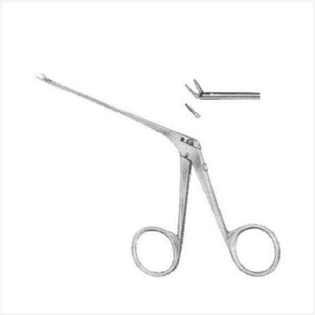 Micro Ear Polypus Forcep 0.9x1.1mm Cup-Shaped 8cm