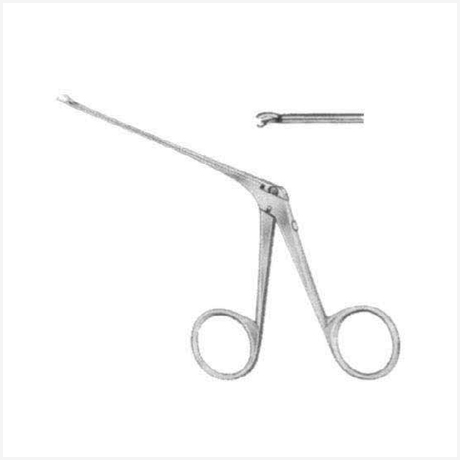 Micro Ear Polypus Forcep 0.9x1.1mm Cup-Shaped 8cm