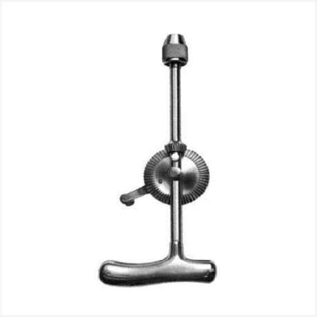 Moore Hand Drill w/s.s Jacob Chuck & 3 Twist