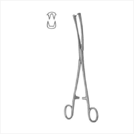 Museux Tenaculum Forcep BJ 2:2 Curved Sideway