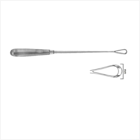 Recamier Uterine Curettes Blunt 26cm