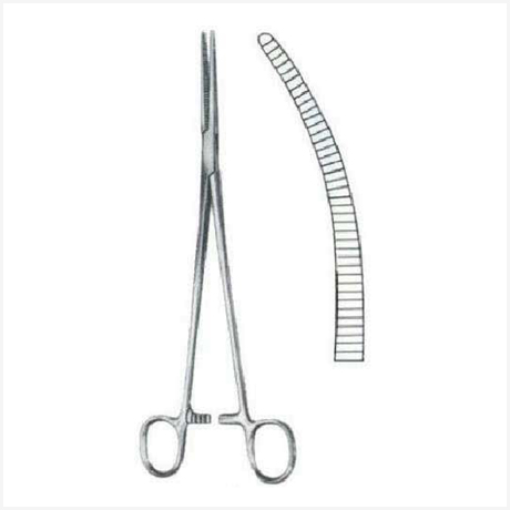 Roberts Hemostatic Forceps Curved 22cm