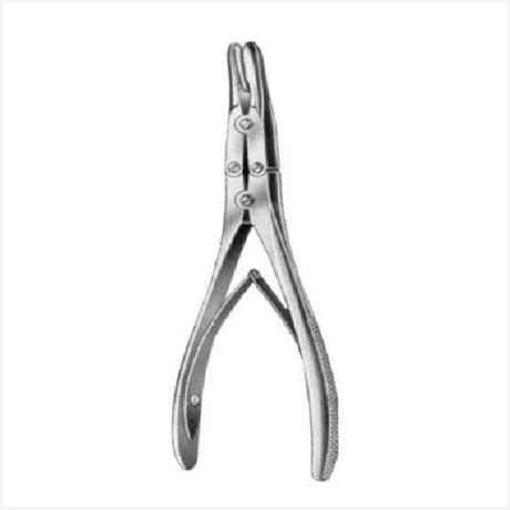 Ruskin Bone Rongeur Forceps Curved M/Action