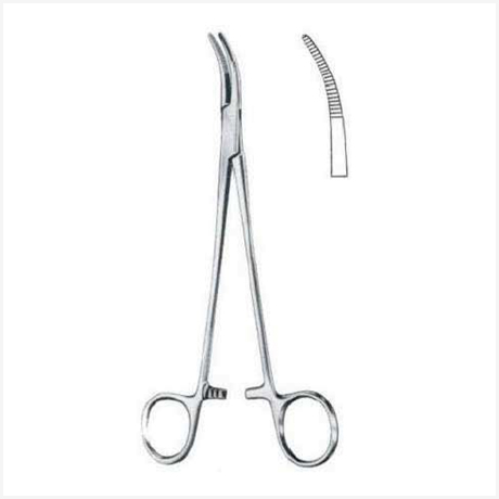 Schnidt Hemostatic Forceps Full Curved 19cm