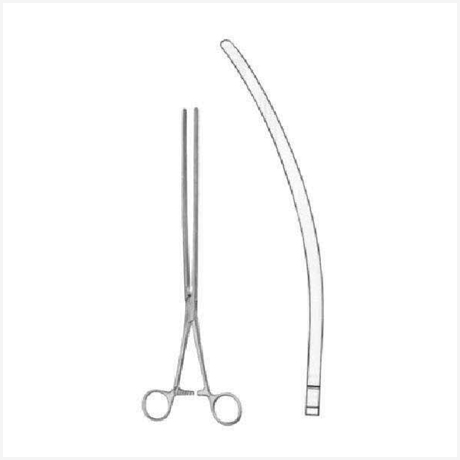 Scudder Atrauma Intestinal Forceps BJ Curved 33cm