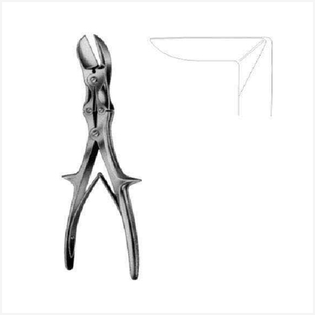 Stille-Liston Bone Cutting Forceps Curved M/Action