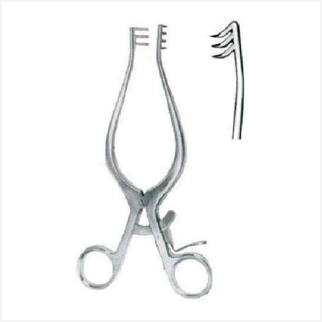 Weitlaner Rectractors 3x4 Teeth Sharp