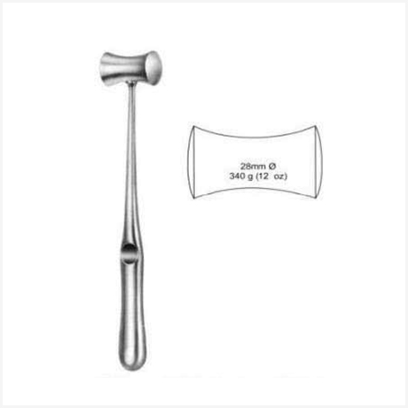 Williger B/Mallet Lead Filled 340g, 28mm, 24cm